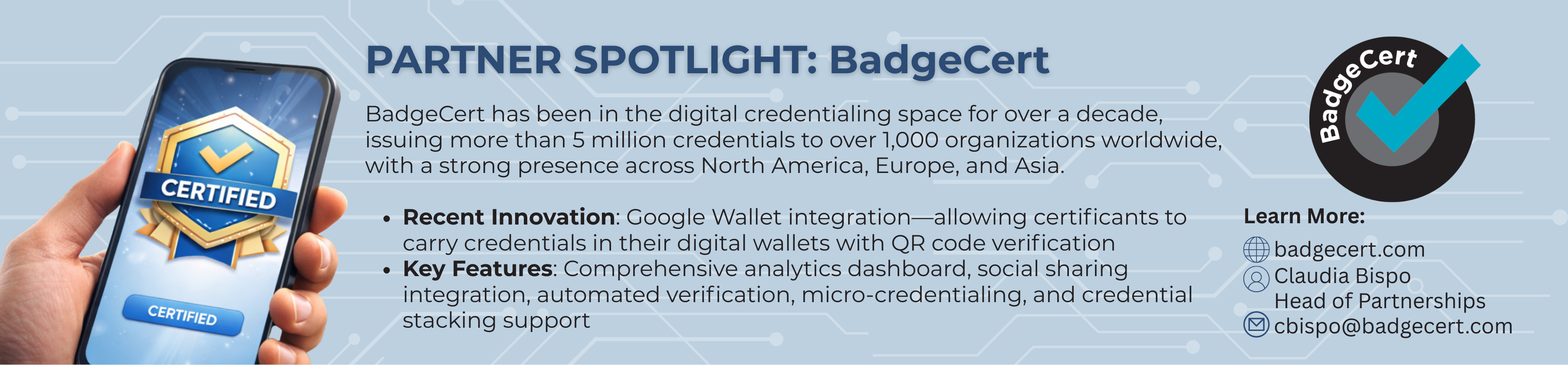Partner Spotlight Badgecert